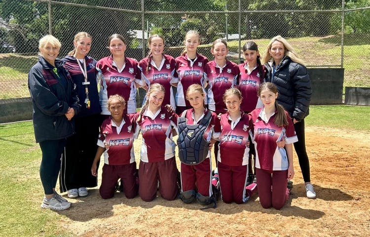 School softball team